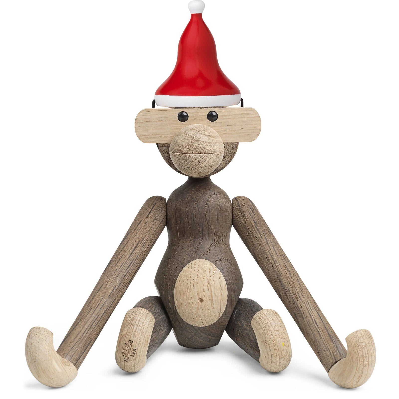 Kay bojesen Kay bojesen Abe med nissehue, røget egetræ – frontbillede (Træfigur)