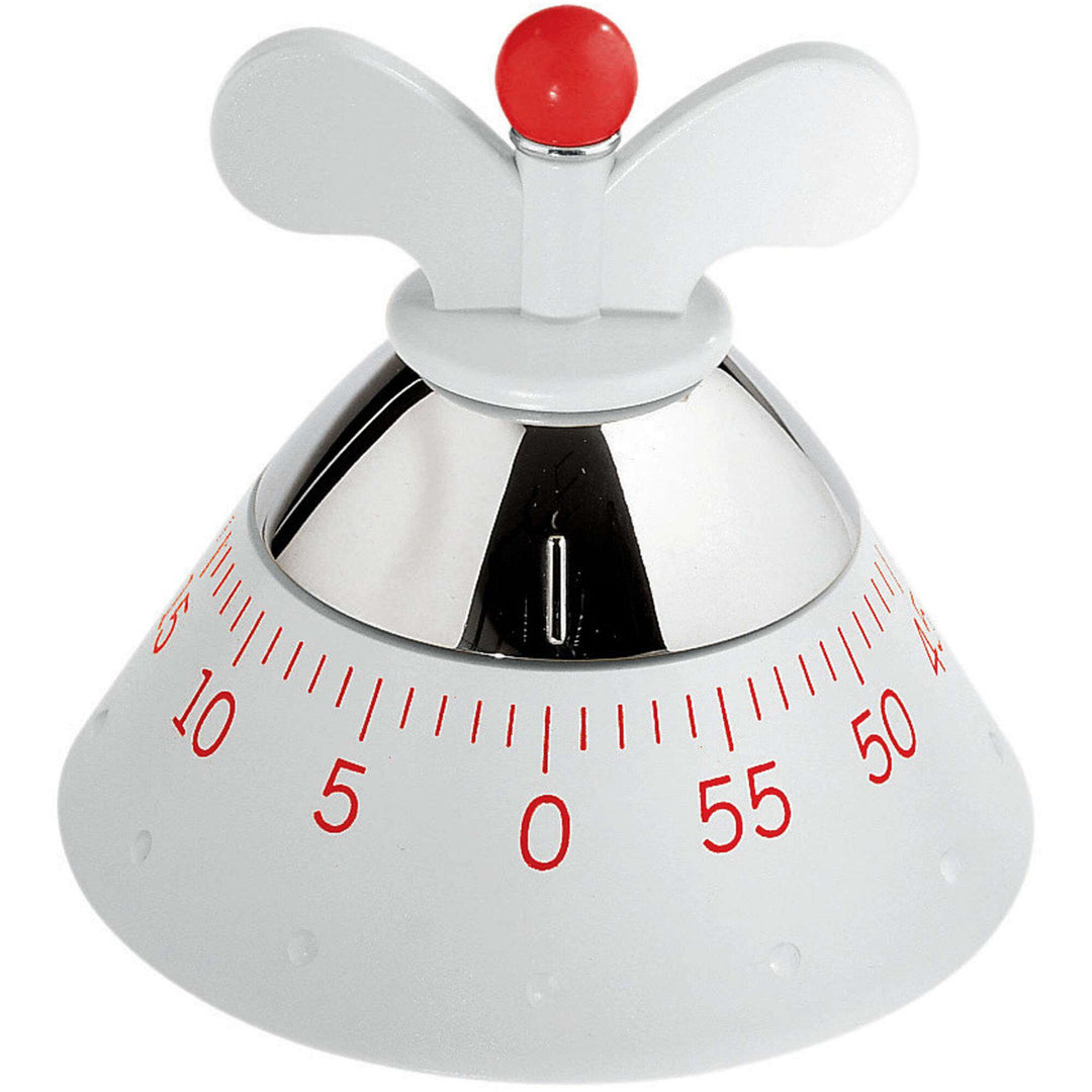 Alessi Alessi Minutur, hvid – close-up (Timer)