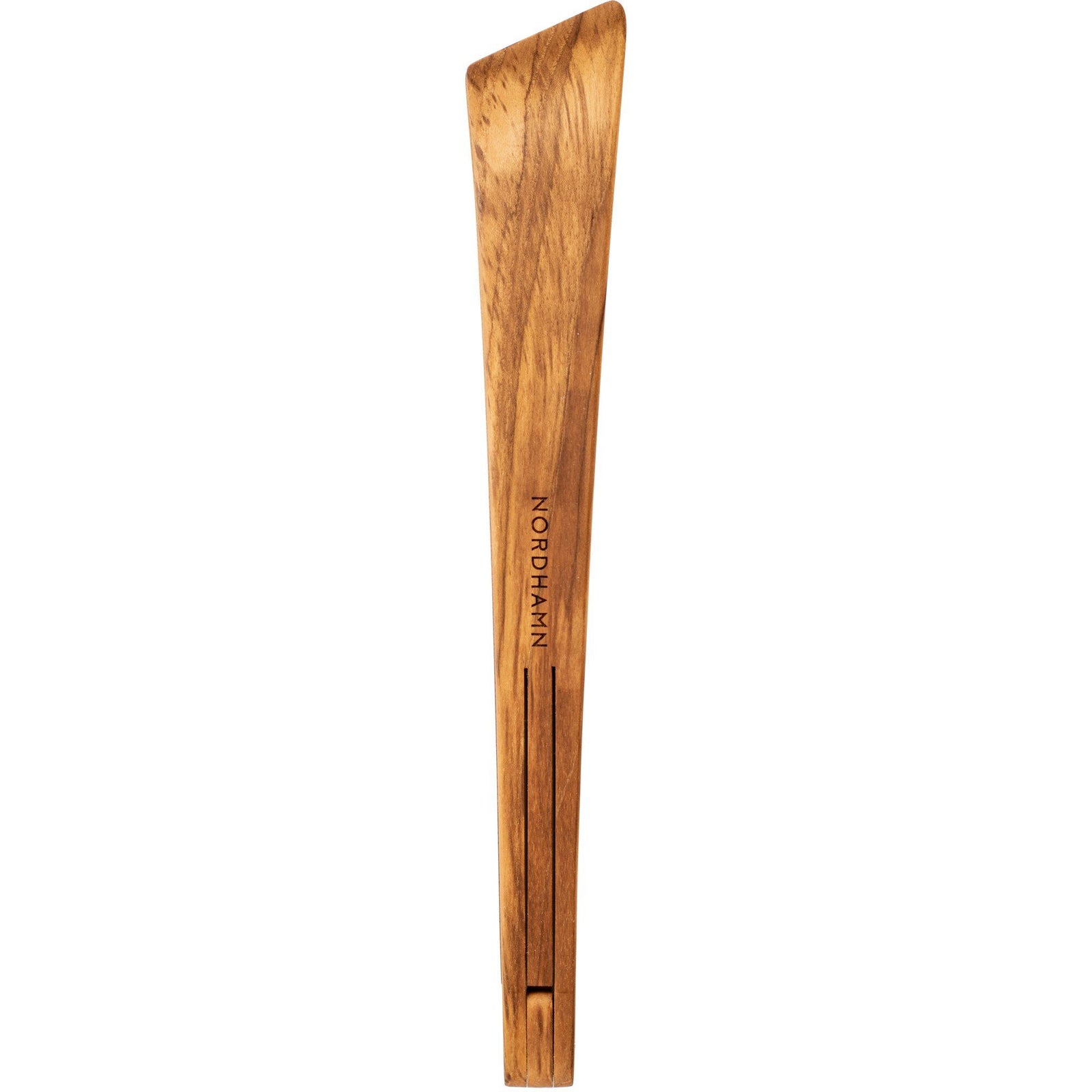 Nordhamn Nordhamn Flipp tang, 33,5 cm, teak – frontbillede (Tang)