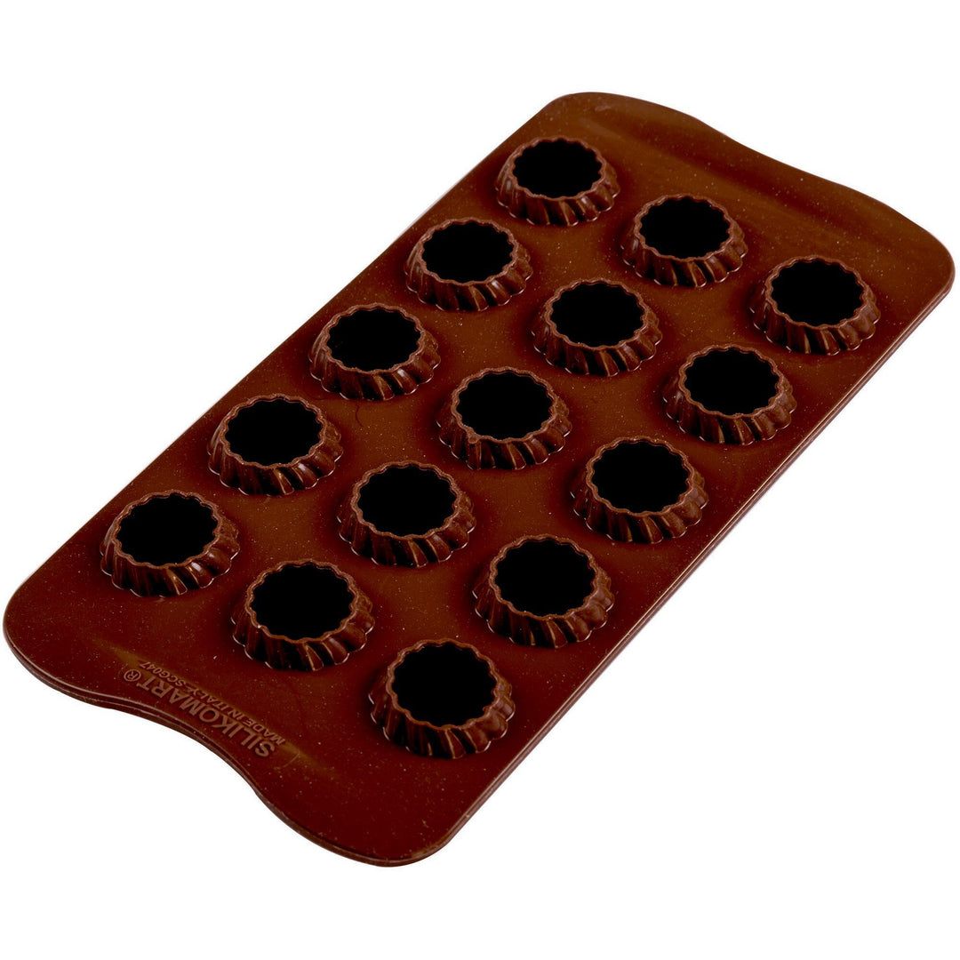 Silikomart Silikomart Choco Flame N.6 Pralinform ❤ billede i brug (Chokoladeform)