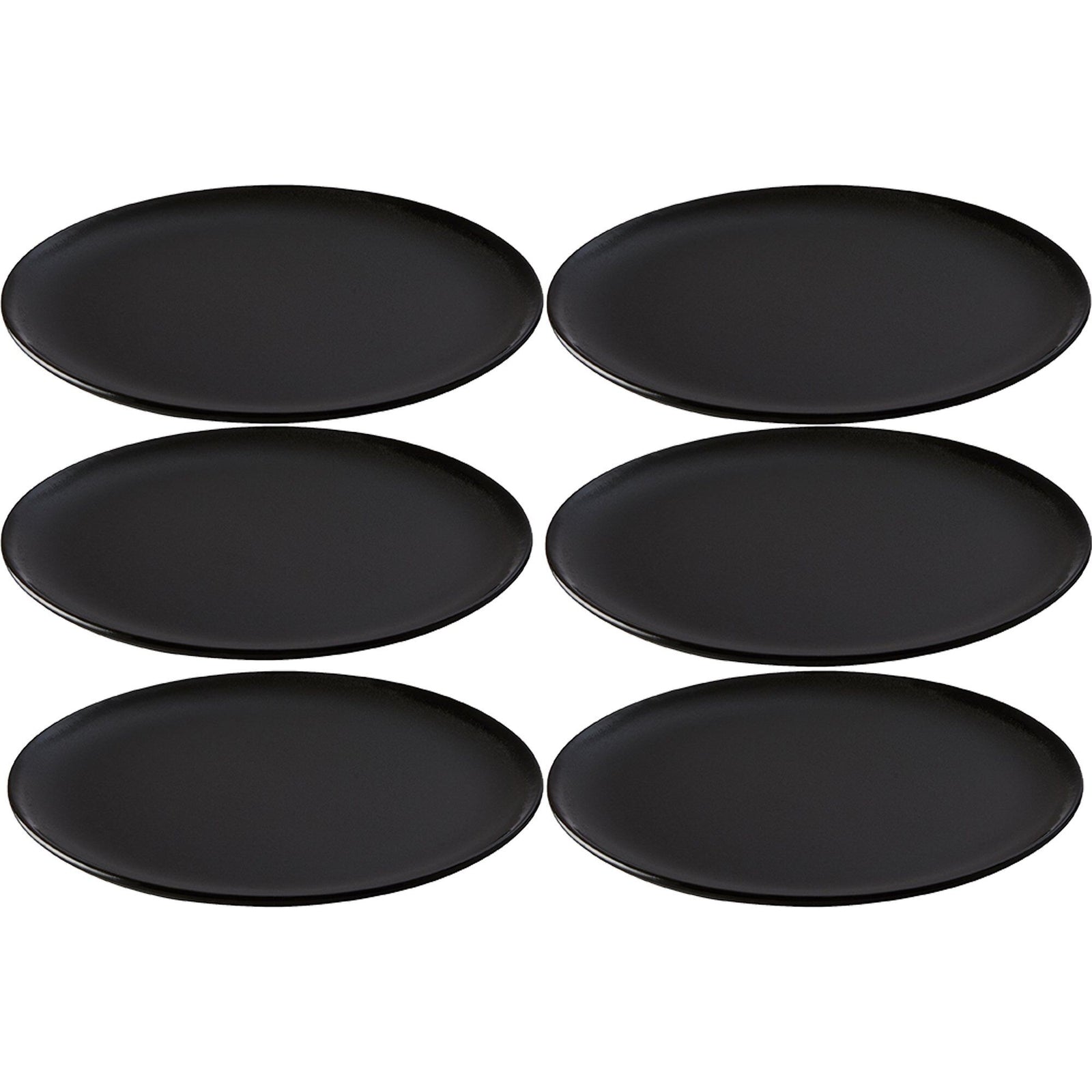 Aida Aida RAW frokosttallerken 23 cm, titanium black, 6 stk. – produktfoto (Morgenmadstallerken)