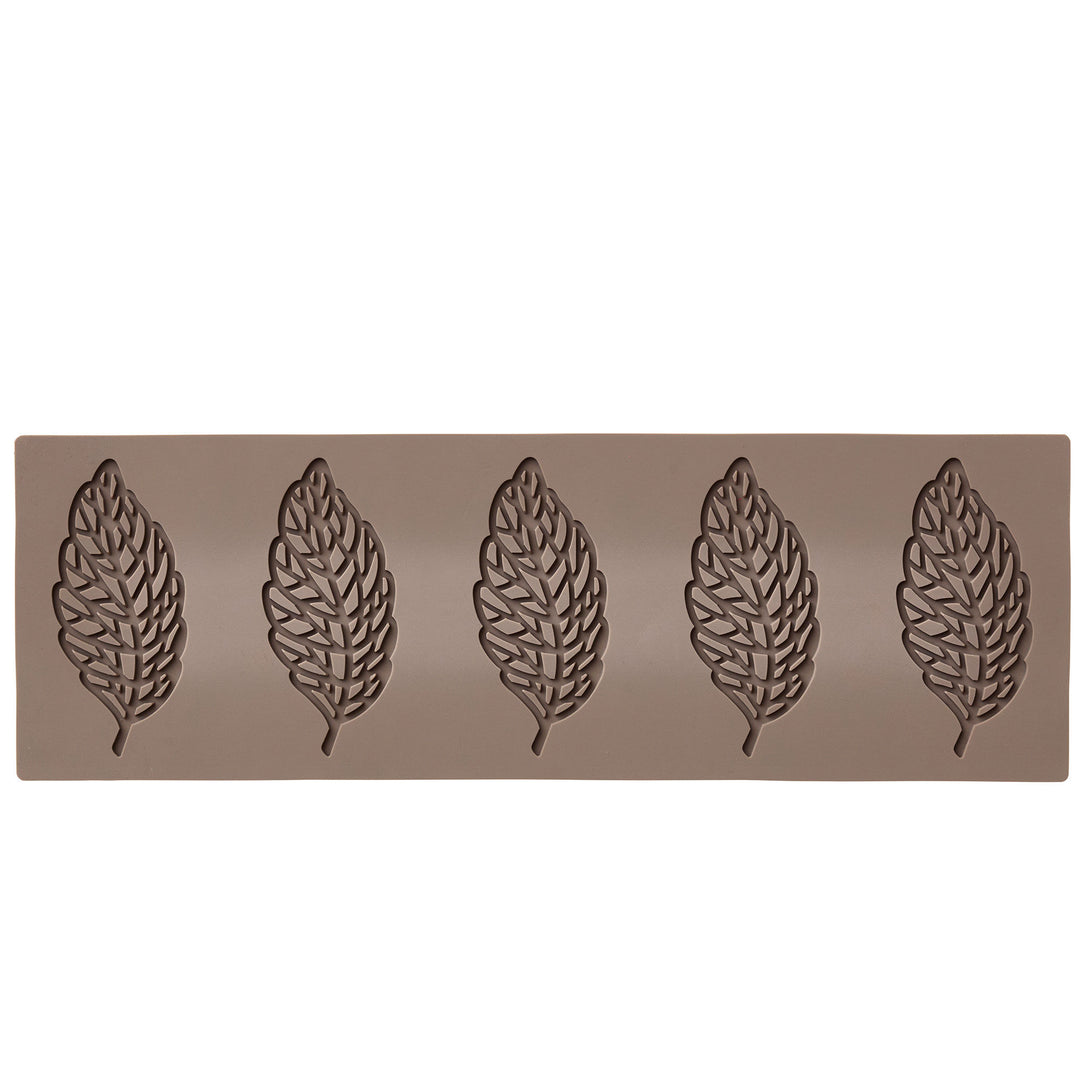 Blomsterbergs Blomsterbergs Blad tuileform, silikone ❤ frontbillede (Bageform)