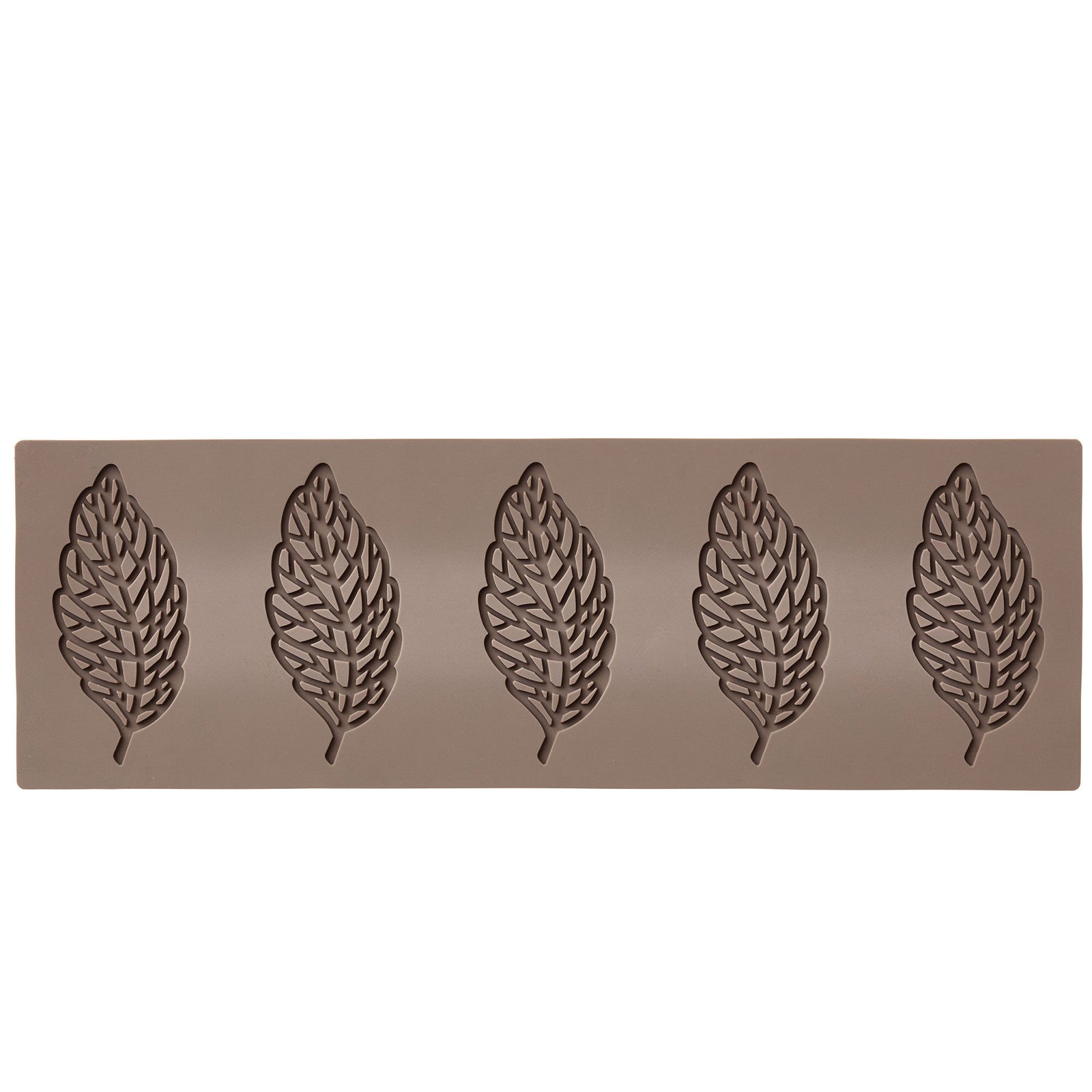 Blomsterbergs Blomsterbergs Blad tuileform, silikone ❤ frontbillede (Bageform)