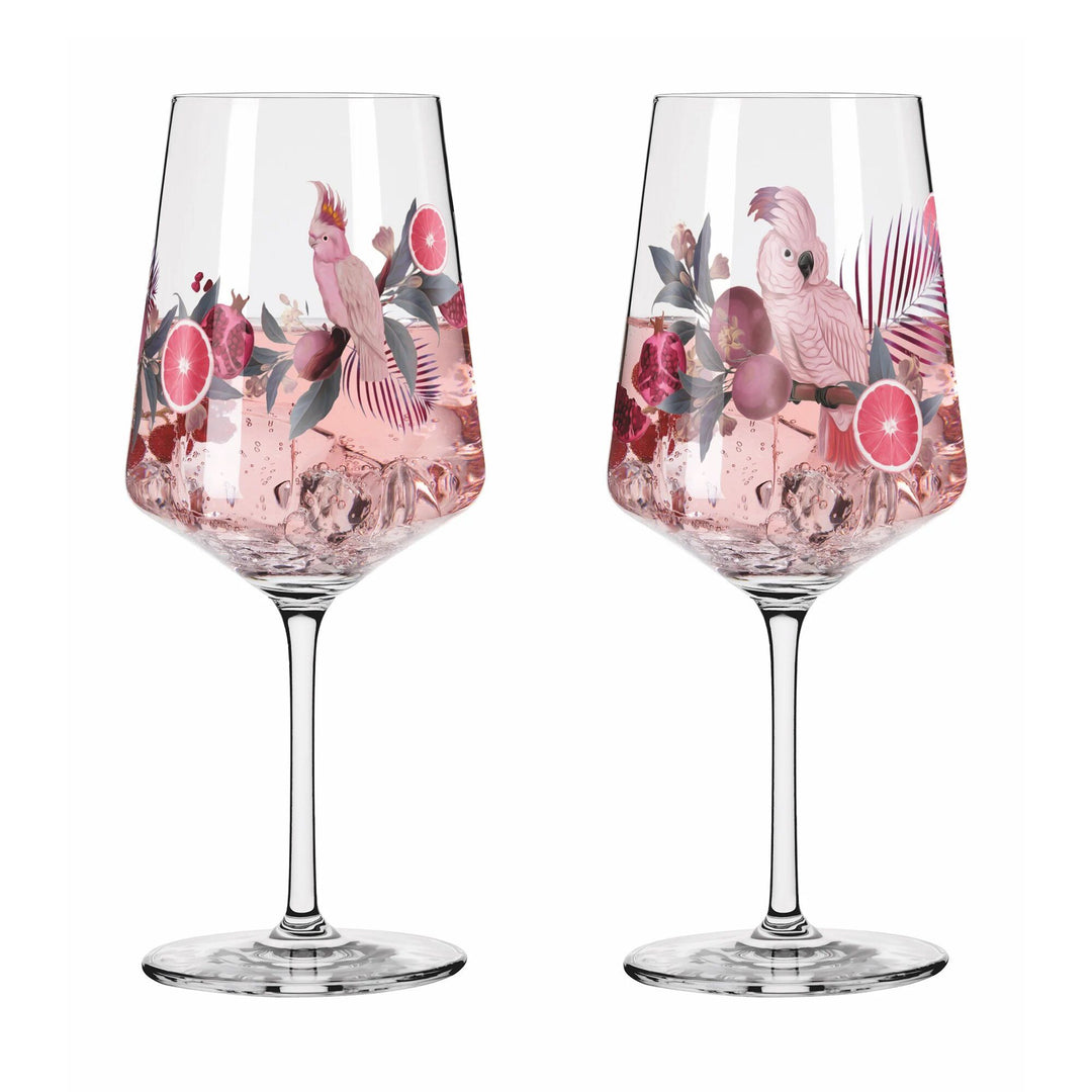 Ritzenhoff Ritzenhoff Sommersonett Birds vinglas, 2 stk. ❤ produktbillede (Vinglas)