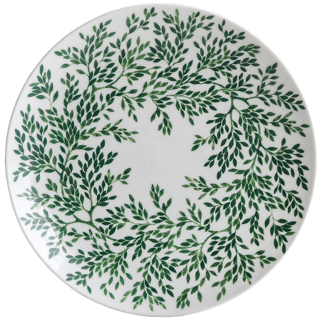 Götefors porslin Götefors porslin Myrten asiet, 21 cm, grøn – produktbillede (Tallerken)