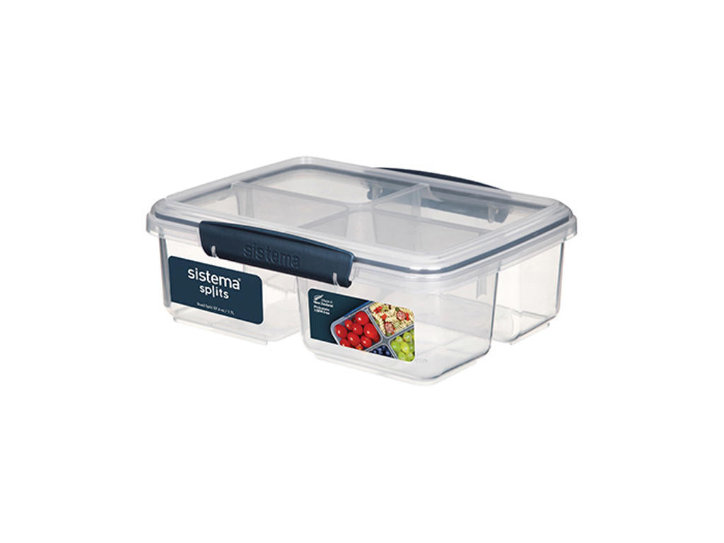 Produktbillede af Sistema Quad Split 1.7L Dark Blue i premium kvalitet