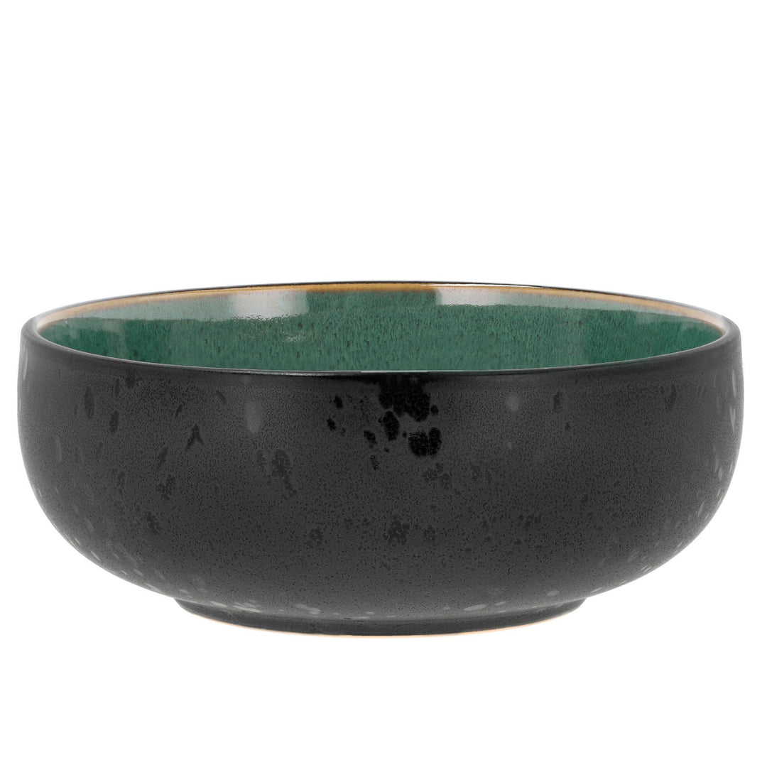 Bitz Bitz Poke-/ramenskål Ø18 cm, grøn/sort – detaljebillede (Skål)