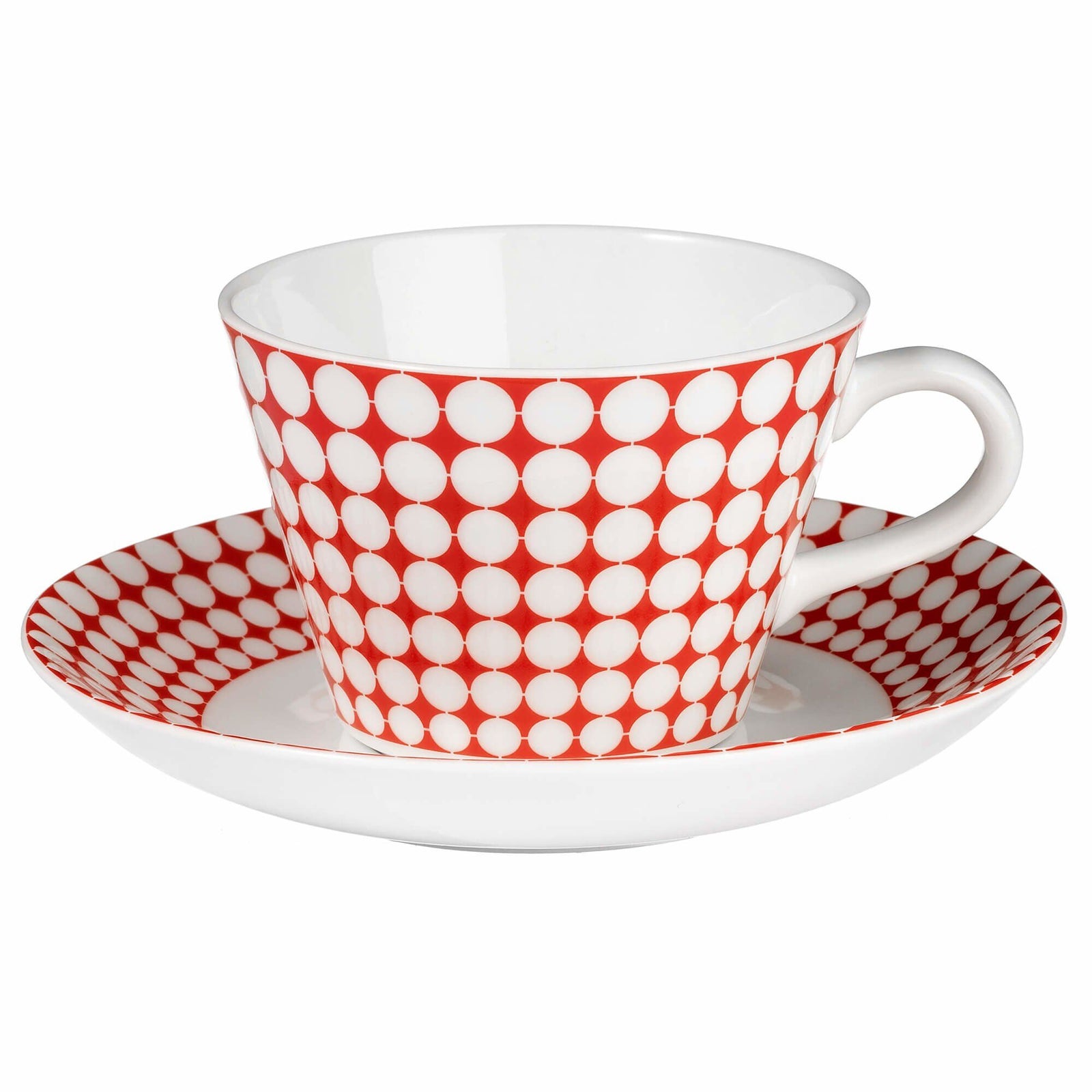 Gustavsberg Gustavsberg Eva kaffekop med underkop, 15 cl – vinkelbillede (Kopper med fad)