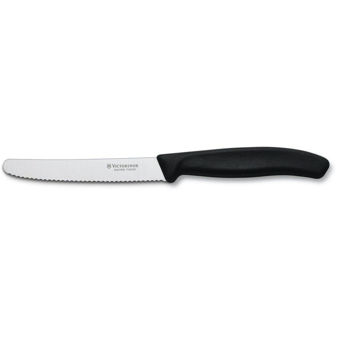 Victorinox Victorinox Tomat- og pølsekniv 11 cm, sort ❤ detaljebillede (Tomatkniv)