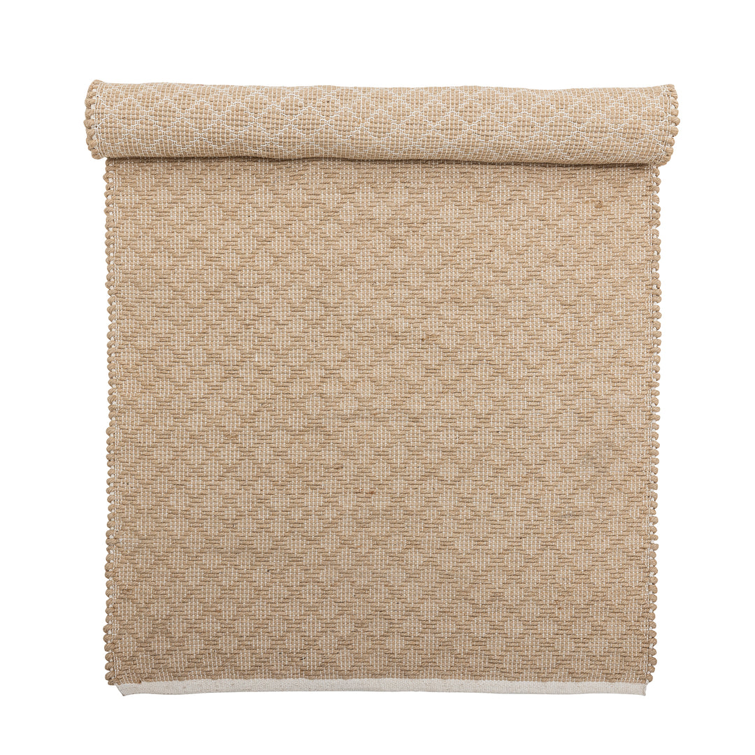 BLOOMINGVILLE Lamar gulvtæppe rektangulær natur jute 200x80