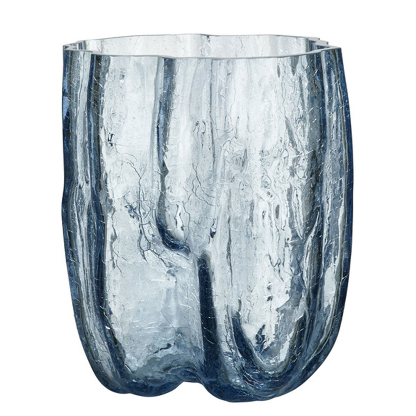 Kosta boda Kosta boda Crackle vase 270 mm, circular glass – produktbillede (Vase)