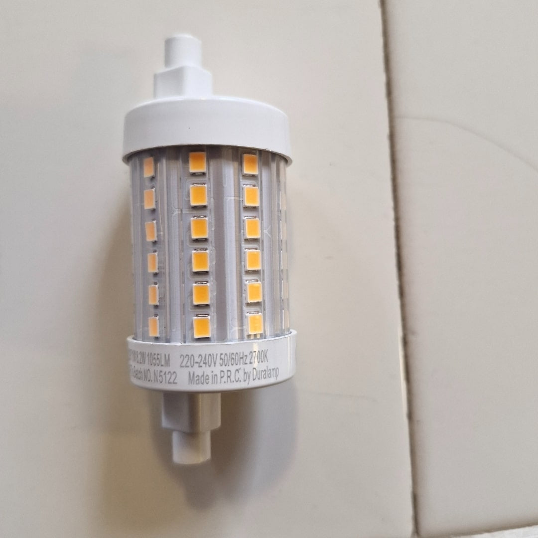 R7s 8,2W 1055lm 2700K Pære Så længe lager haves Dura Lamp