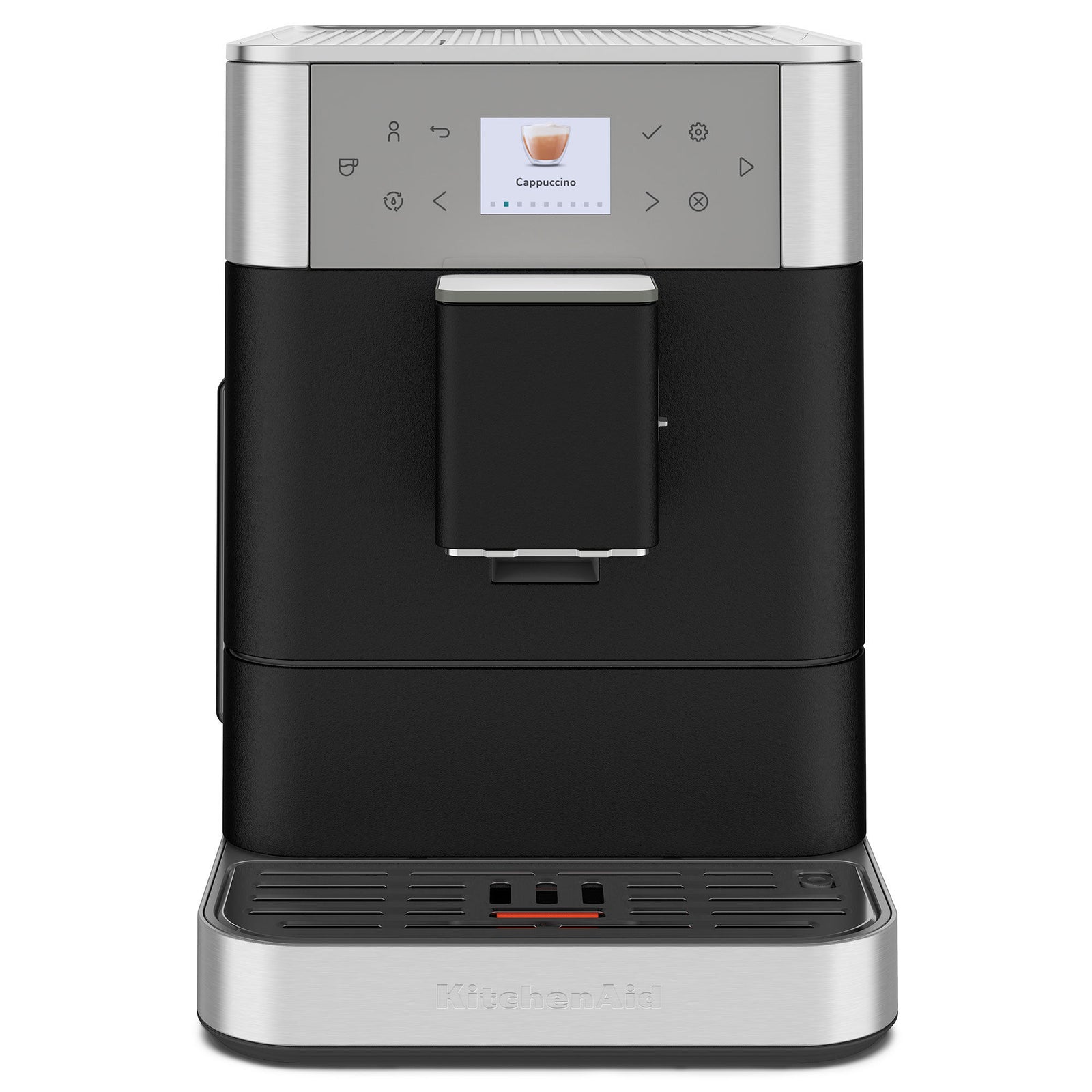 Kitchenaid Kitchenaid KF6 espressomaskine, cast iron black ❤ vinkelbillede (Espressomaskiner)