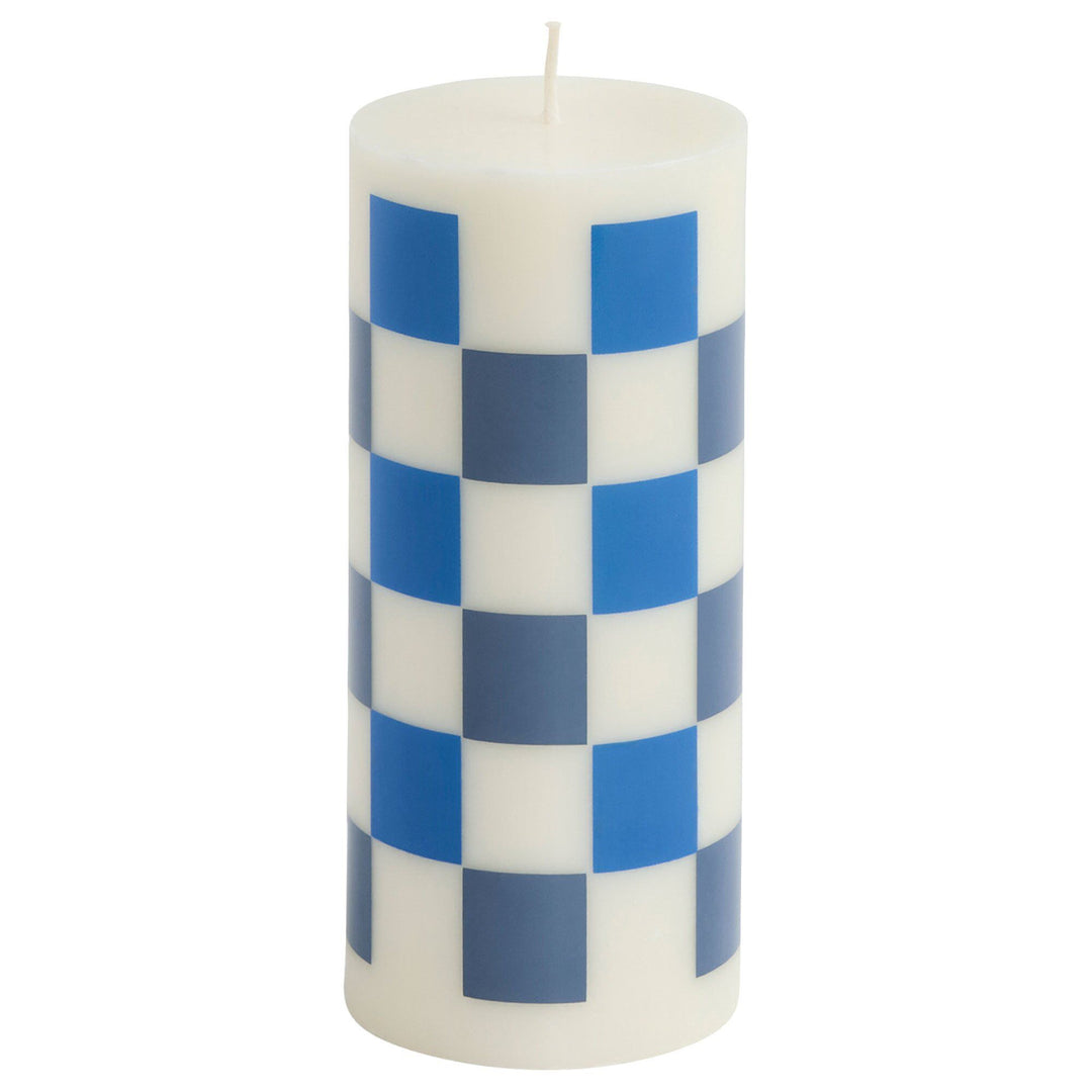 Hay Hay Column lys small, off white/blue – produktbillede (Lys)