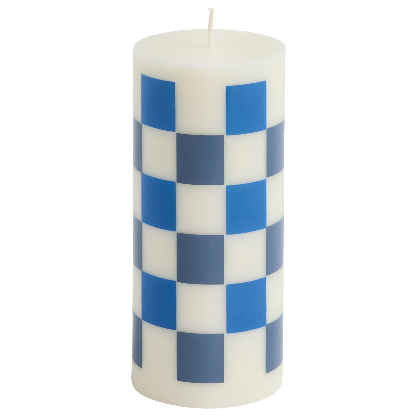 Hay Hay Column lys small, off white/blue – produktbillede (Lys)