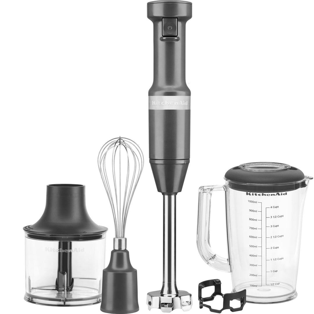 Se Kitchenaid 5KHBV83EDG Stavblender, grå ✔ Stort online udvalg i Kitchenaid - Køb online på udsalg og tilbud lige nu ✔ Meget billig fragt og hurtig levering: 1 - 2 hverdage - Varenummer: KTCH-47077 og barcode / Ean: 8003437619588 på lager - Udsalg på Hjem og madlavning, Køkkengrej Spar op til 62% - Over 1124 kendte brands på udsalg