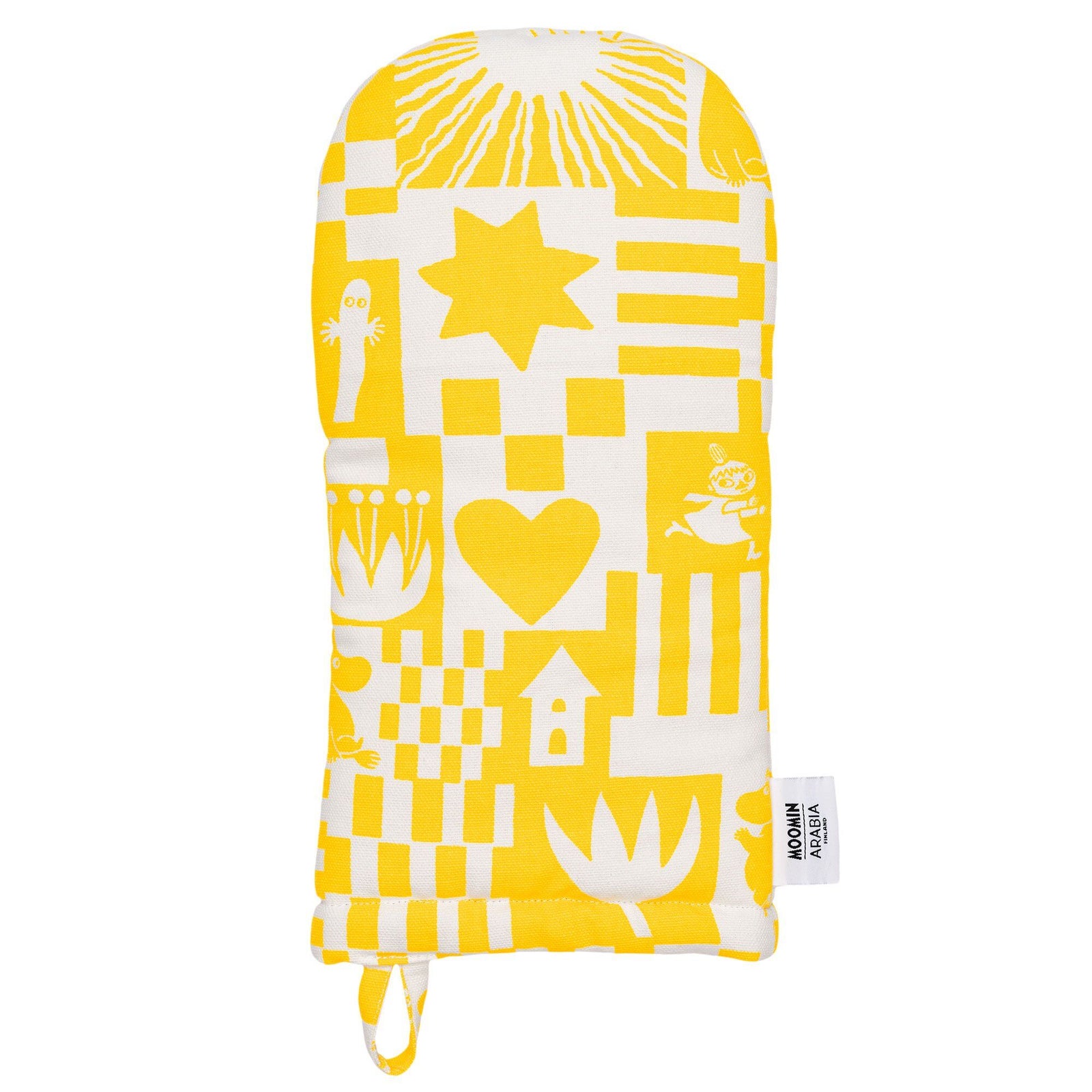 Arabia Arabia Mumin Fest Ovnhandske, gul ❤ produktfoto i kategorien Moomin