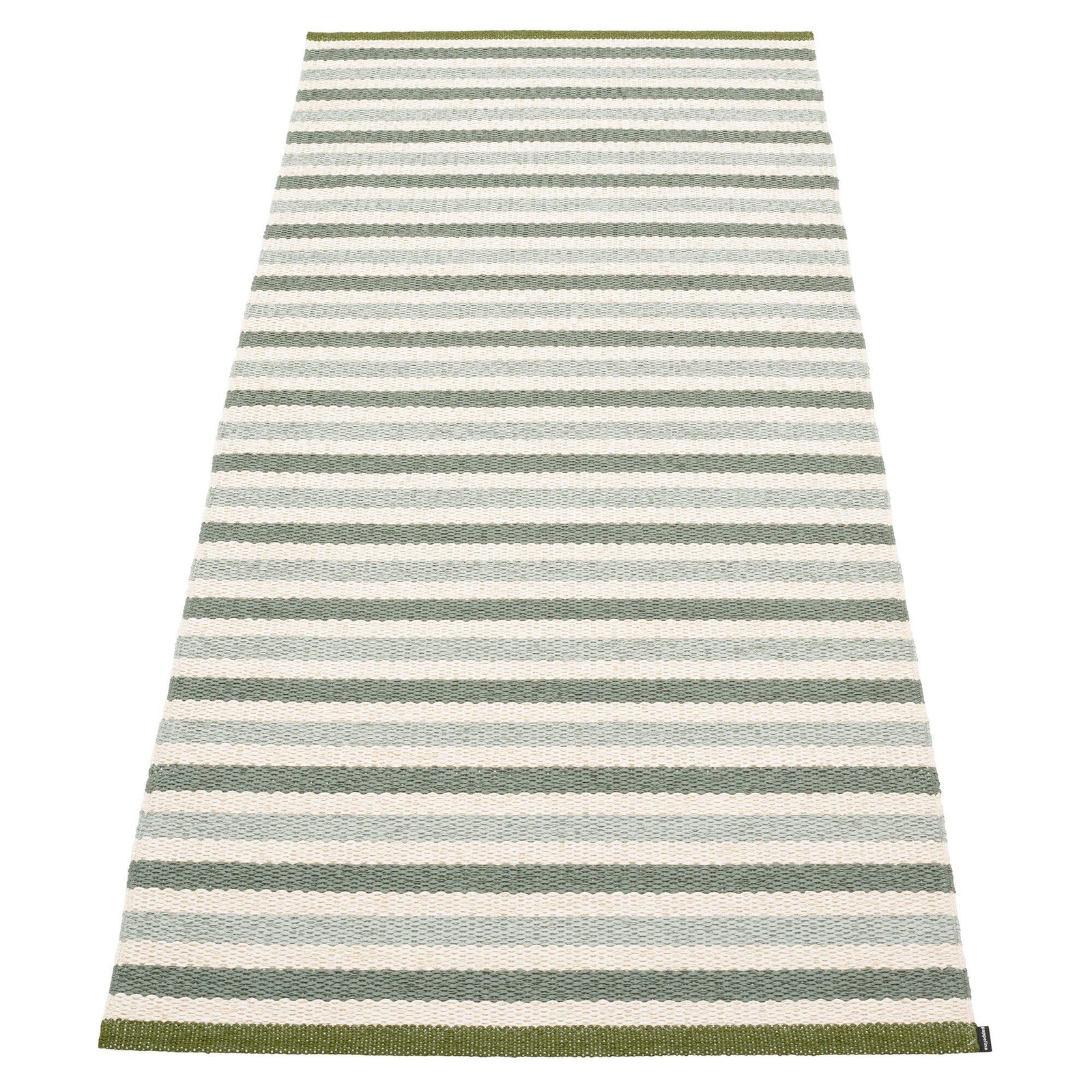 Pappelina Pappelina Teo gulvtæppe 85 cm x 200 cm, sage/army/vanilla ❤ billede i brug i kategorien Tæpper