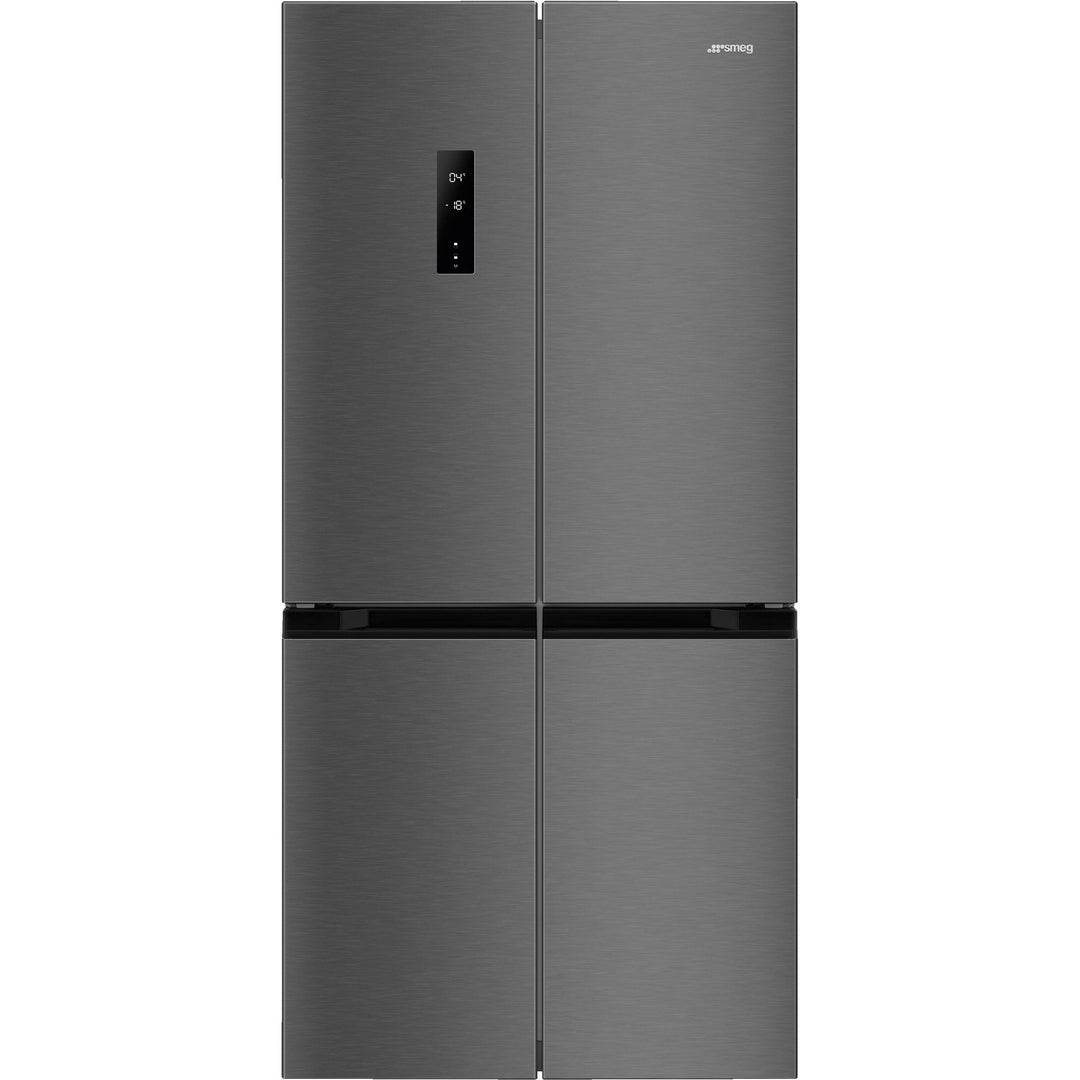 Smeg Smeg FQI48KD French Door køleskab, sort – vinkelbillede (Køleskabe)