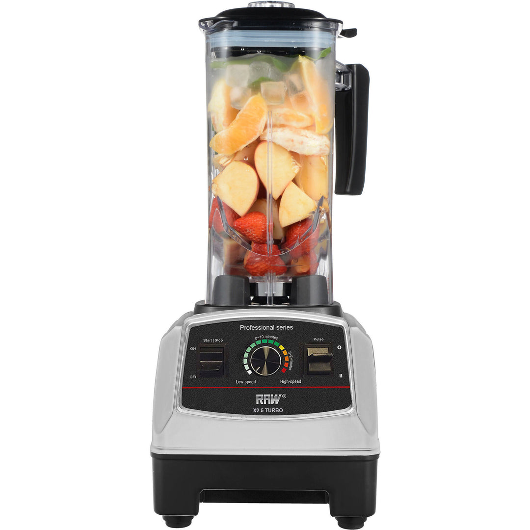 Raw Raw Blender X 2,5 Turbo, Silver ❤ vinkelbillede (Mixer & Blender)