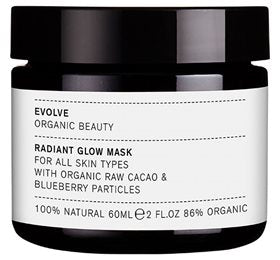 Produktbillede af Evolve Radiant Glow Mask with Blueberry Particles 60ml. på tilbud
