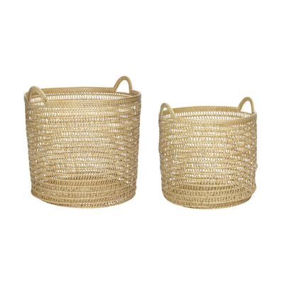 Hübsch Interiør Weave - Rattan Kurve med håndtag ❤ Stort online udvalg i Hübsch Interiør ❤ Billig fragt og hurtig levering 2 - 5 hverdage ❤ Varenummer: BYH-1418304 / Ean: 5712772067956 på lager - Udsalg på Kurve - Over 434 design mærker på udsalg