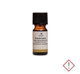 Detaljeret produktbillede af Fischer Ravensaraolie æterisk øko 10 ml. på tilbud