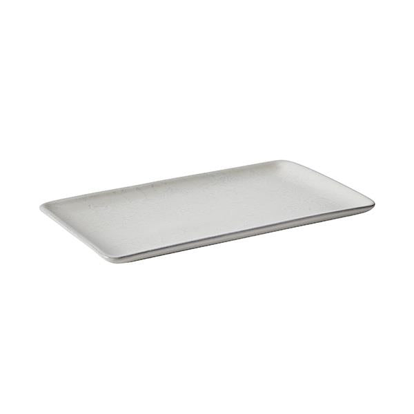 Produktbillede af Aida Raw Arctic White rektangulær tallerken 1 stk 23,5 cm i premium kvalitet