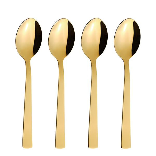 Produktbillede af Aida RAW dessertske guld 4 stk i premium kvalitet