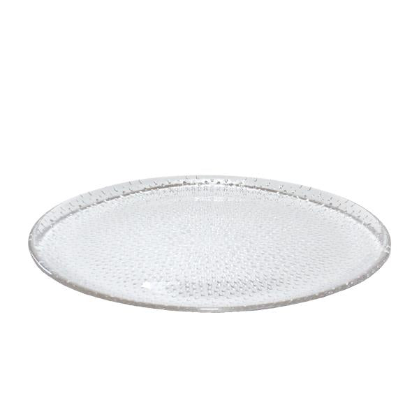 Produktbillede af Aida RAW Glass Beads rundt fad klar 1 stk Ø34,5 cm i premium kvalitet