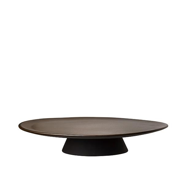 Produktbillede af Aida RAW Metallic Brown kageopsats på fod i premium kvalitet