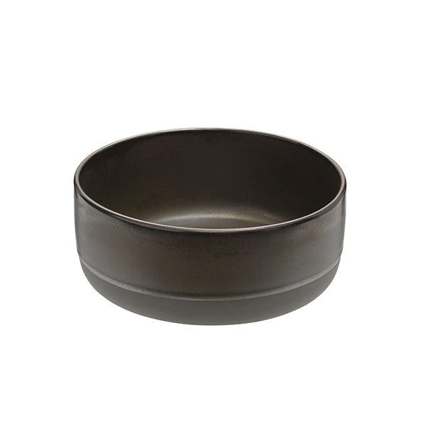 Produktbillede af Aida RAW Metallic Brown skål høj 1 stk 19,5 x 8 cm i premium kvalitet
