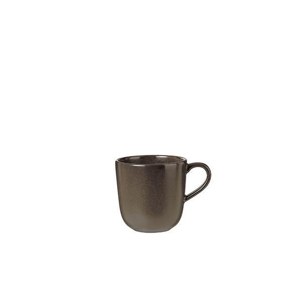 Produktbillede af Aida RAW Metallic Brown kaffekop 20 cl i premium kvalitet