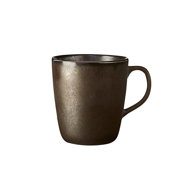 Produktbillede af Aida RAW Metallic Brown krus med hank i premium kvalitet