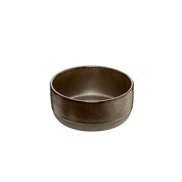 Produktbillede af Aida RAW Metallic Brown skål 1 stk 13,5 x 6 cm i premium kvalitet