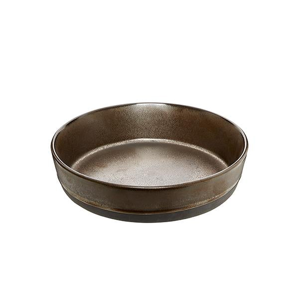Produktbillede af Aida RAW Metallic Brown suppetallerken i premium kvalitet