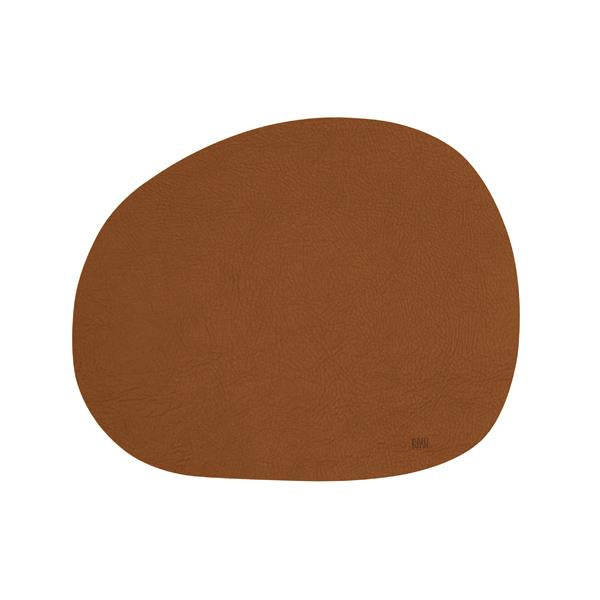 Produktbillede af Aida RAW Buffalo recycled læderdækkservietter cinnamon brown 1 stk i premium kvalitet