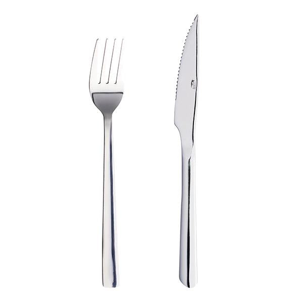 Produktbillede af Aida RAW steaksæt blank Stål 8 dele i premium kvalitet