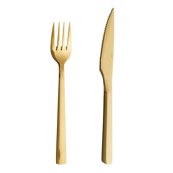 Produktbillede af Aida RAW steaksæt Guld 8 dele i premium kvalitet