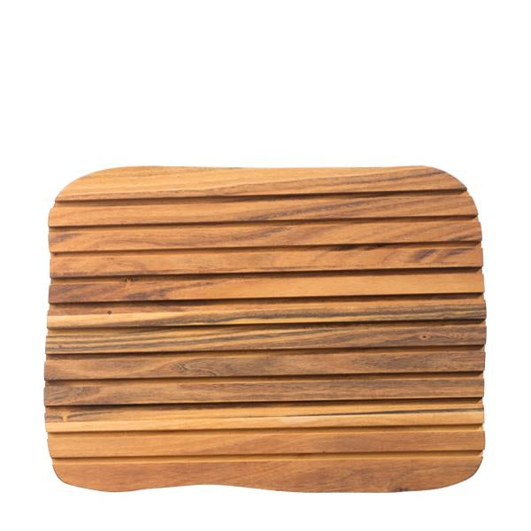 Produktbillede af Aida RAW Teak brødskærebræt 1 stk 36x27x2 cm i premium kvalitet