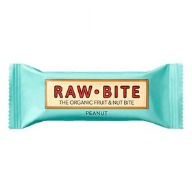 Produktbillede af Rawbite Peanut 50 g. på tilbud