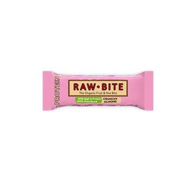 Detaljeret produktbillede af Rawbite Protein Crunchy Almond Ø 50 g. på tilbud
