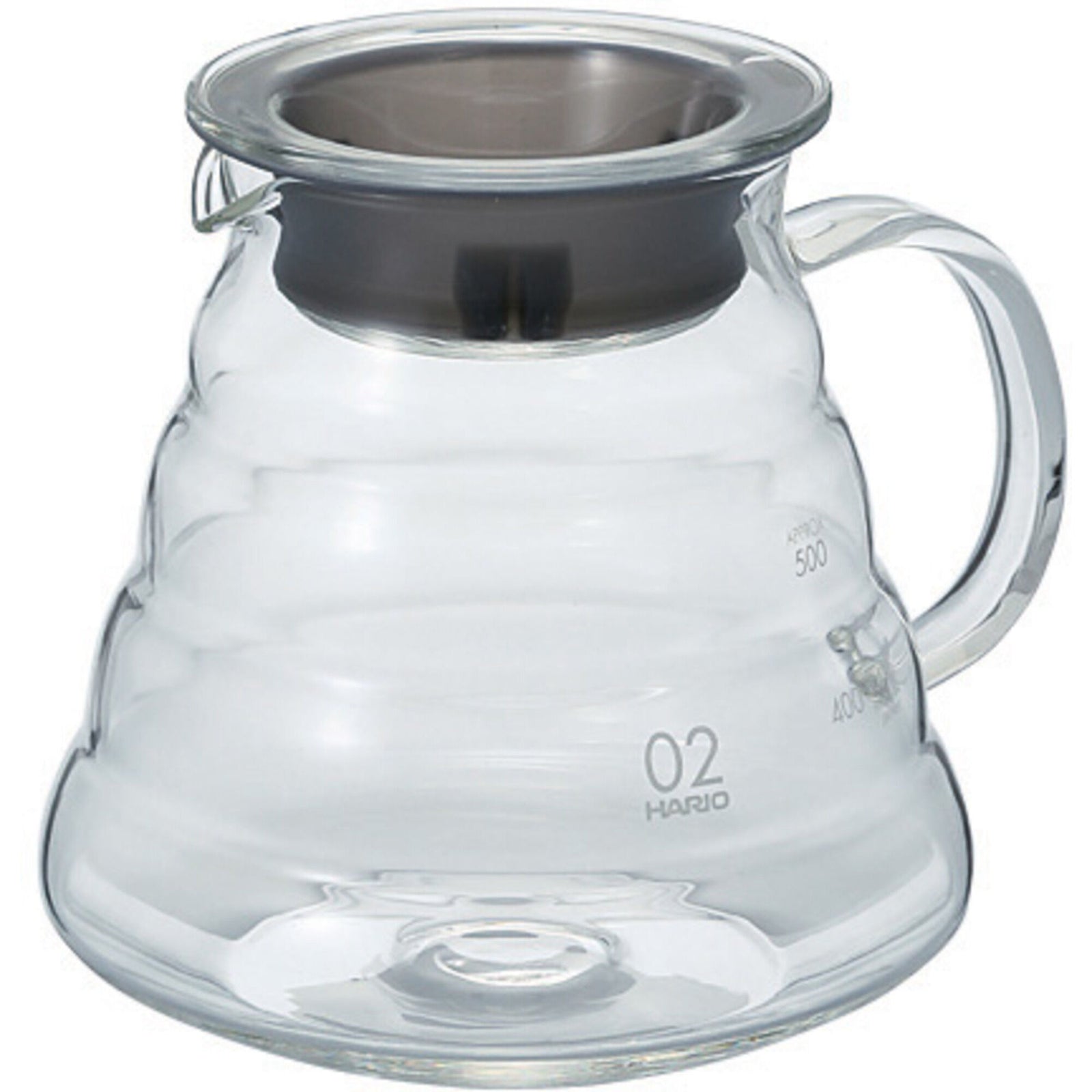 Hario Hario V60 Range Server 60cl. klar – vinkelbillede (Kande)