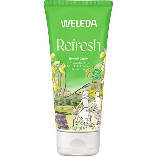 Produktbillede af Weleda Refresh Shower Cream Citrus 200 ml på tilbud i brug