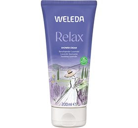 Detaljeret produktbillede af Weleda Relax Shower Cream Lavender 200 ml. X på tilbud