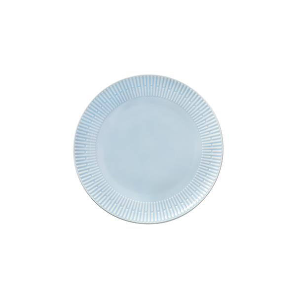 Produktbillede af Aida Relief Frokosttallerken Light Blue 1 stk. 22 cm. i premium kvalitet