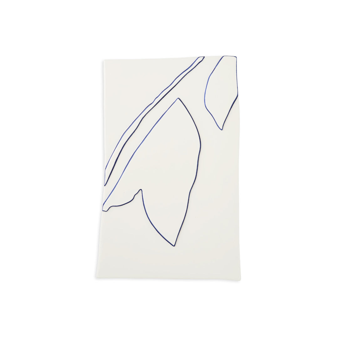 Produktbillede af Kähler Relief krone 28x43cm hvid i premium kvalitet