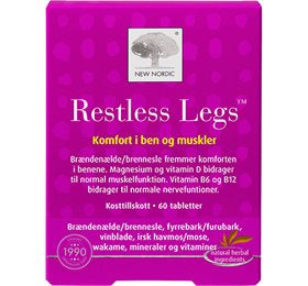 Detaljeret produktbillede af New Nordic Restless Legs 60 tabl. på tilbud