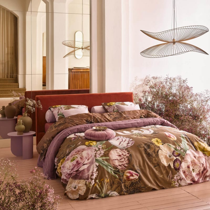 Produktbillede af Essenza Aimee Cafe til dobbeltdyne 200 x 200 / 2 stk. 60 x 63 cm på tilbud i høj kvalitet