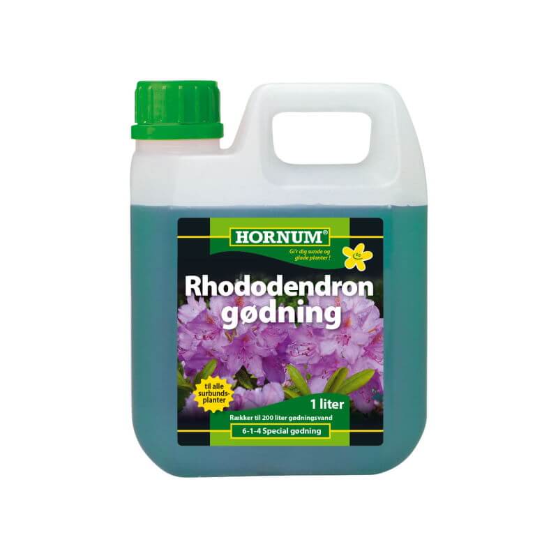 Produktbillede af HORNUM Flydende rhododendron gødning 1 liter på tilbud i høj kvalitet
